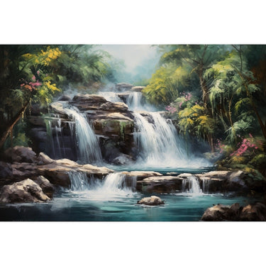 Canvas Waterfall Oil canvas